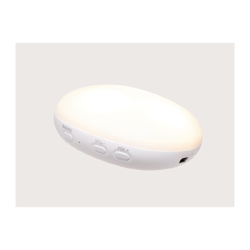 Moonie - Λούτρινο ζωάκι με μουσική και φωτάκι αρκουδάκι 2.0 organic γκρι