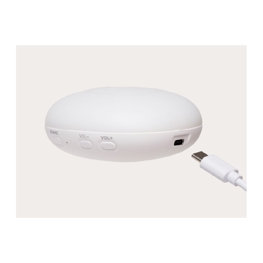 Moonie - Λούτρινο ζωάκι με μουσική και φωτάκι αρκουδάκι 2.0 organic γκρι