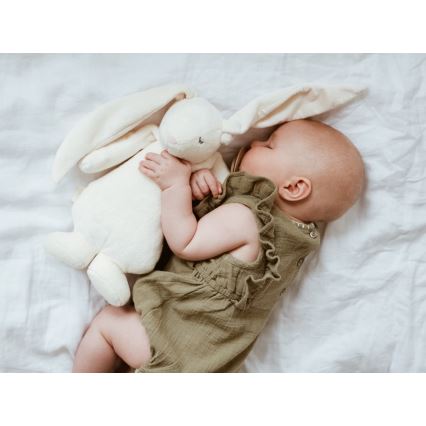 Moonie - Λούτρινο ζωάκι με μουσική και φωτάκι λαγουδάκι 2.0 organic polar