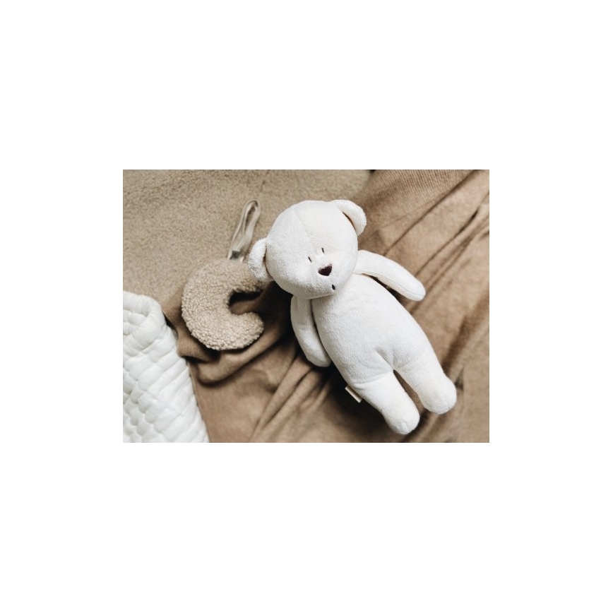 Moonie - Snuggle buddy με ένα melody και φωστικό αρκουδάκι cream