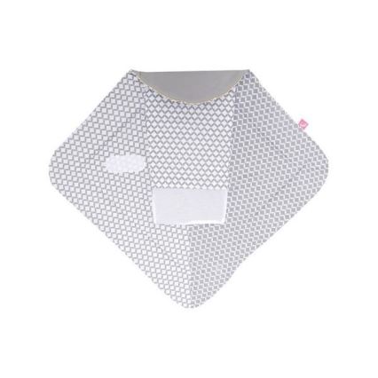 MOTHERHOOD - Βρεφική κουβέρτα φασκιώματος με γέμιση ινών καρύδας CLASSICS 75x75 cm γκρι