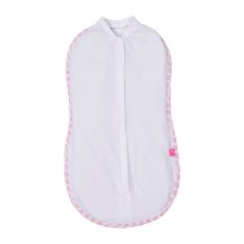 MOTHERHOOD - Βρεφική κουβέρτα φασκιώματος με φερμουάρ CLASSICS 2.5-5 kg ροζ