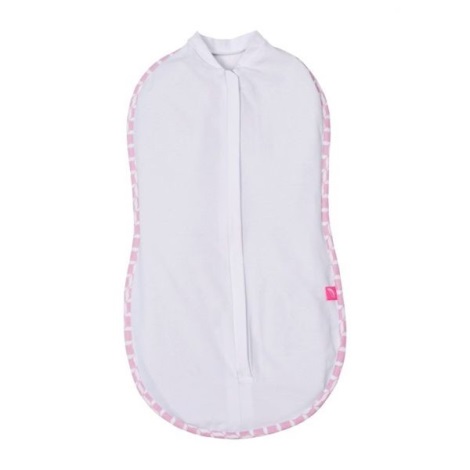 MOTHERHOOD - Βρεφική κουβέρτα φασκιώματος με φερμουάρ CLASSICS 2.5-5 kg ροζ