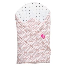 MOTHERHOOD - Κουβέρτα αγκαλιάς με επένδυση καρύδας CLASSICS 75x75 cm ροζ