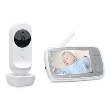Motorola VM44 -  Smart συσκευή παρακολούθησης μωρού Baby Monitor επαναφορτιζόμενο Wi-Fi