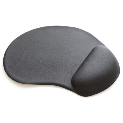 Mouse pad με gel μαξιλάρι μαύρο