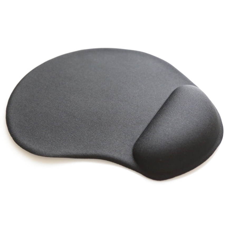 Mouse pad με gel μαξιλάρι μαύρο