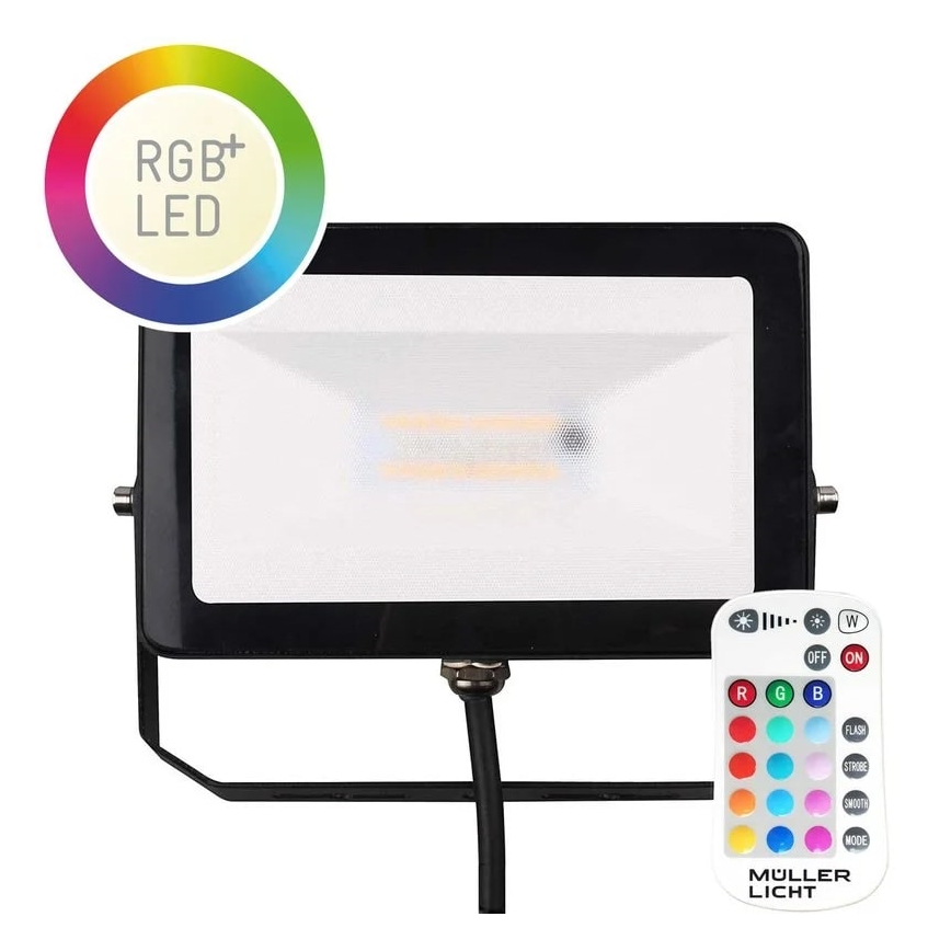 Müller-Licht - LED RGBW Dimming Εξωτερικού χώρου προβολέας LED/10W/230V IP65 + τηλεχειριστήριο
