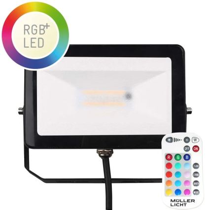 Müller-Licht - LED RGBW Dimming Εξωτερικού χώρου προβολέας LED/10W/230V IP65 + τηλεχειριστήριο