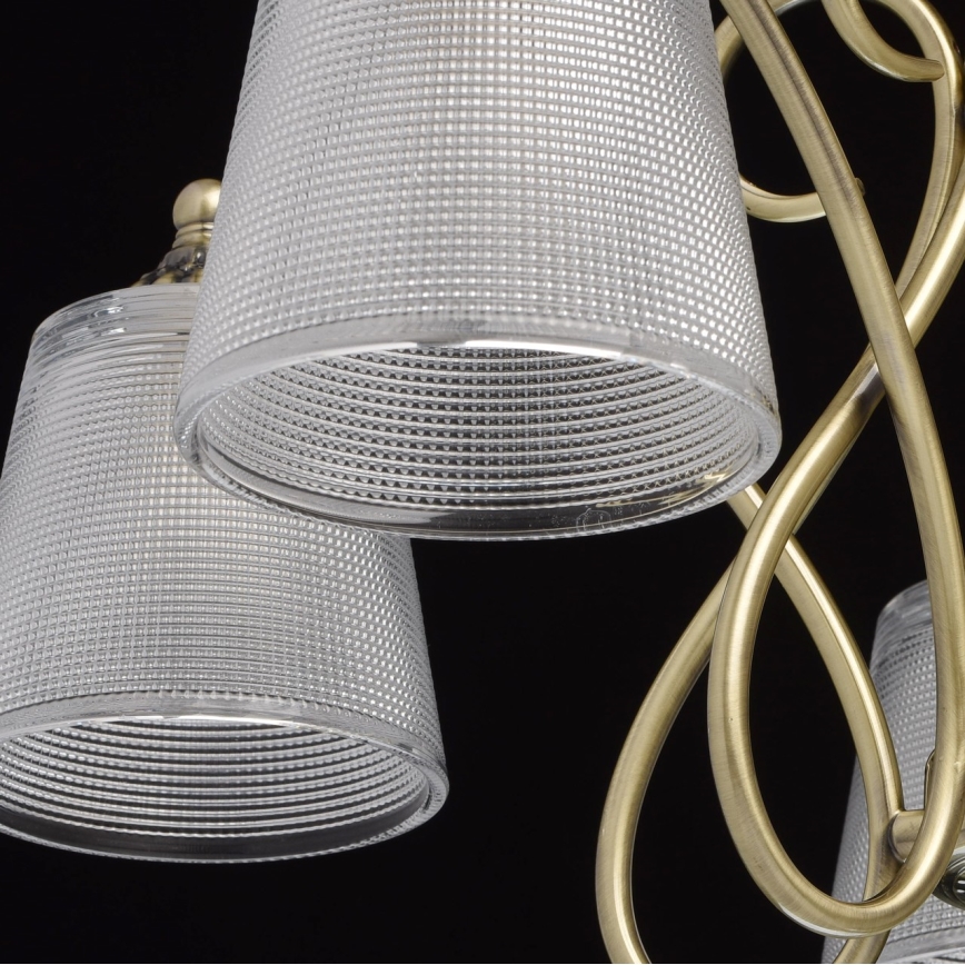 MW-LIGHT 372013205 - Κρυστάλλινο πολύφωτο κρεμαστό MONICA 5xE14/40W/230V