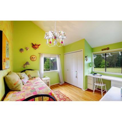 MW-LIGHT - Παιδικό πολύφωτο SMILE 5xE14/40W/230V