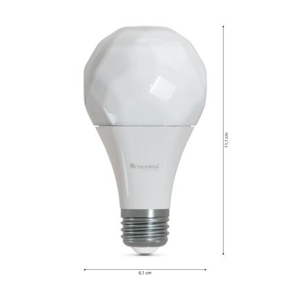 ΣΕΤ 3x Λάμπα LED RGBW Dimmable ESSENTIALS A60 E27/8,5W/230V CRI 90 2700-6500K Wi-Fi - Nanoleaf