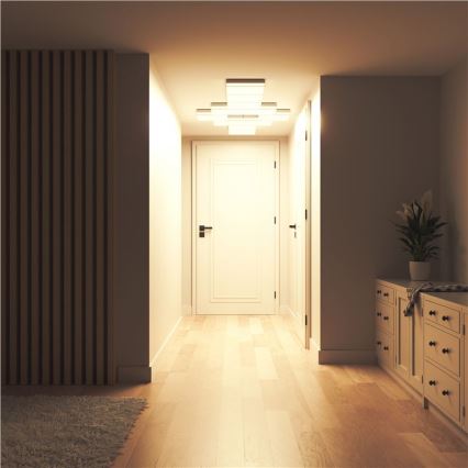 Nanoleaf - Σετ 3x LED RGBW, ρυθμιζόμενα φωτιστικά οροφής SKYLIGHT LED/18W/230V + 2x LED/16W/230V 2700-6500K Wi‑Fi