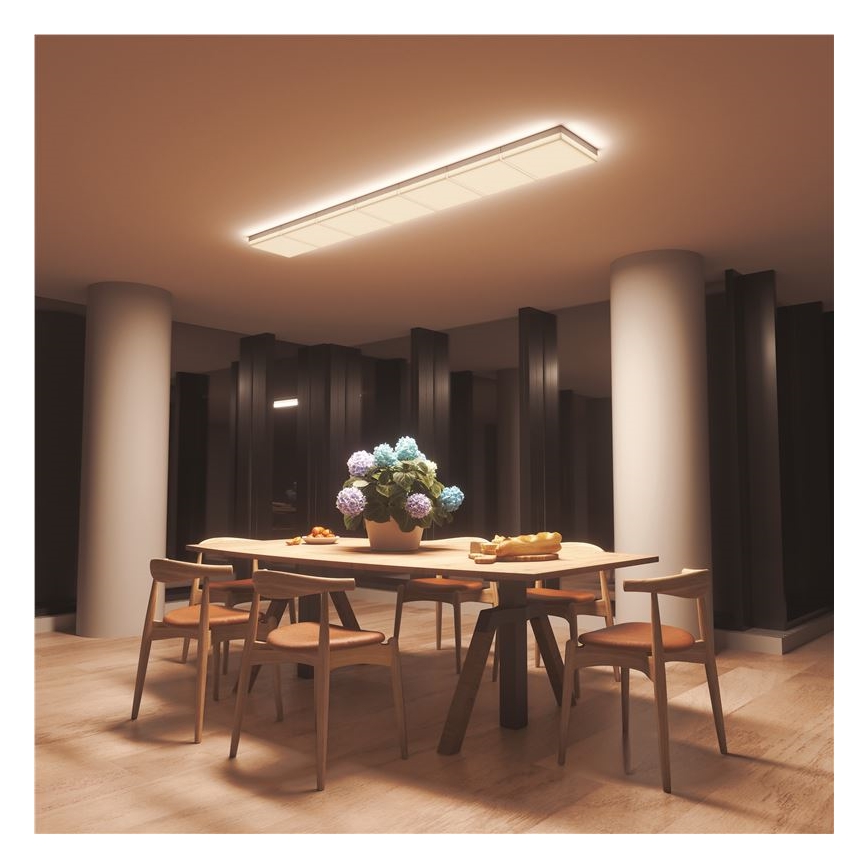 Nanoleaf - Σετ 3x LED RGBW, ρυθμιζόμενα φωτιστικά οροφής SKYLIGHT LED/18W/230V + 2x LED/16W/230V 2700-6500K Wi‑Fi