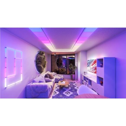 Nanoleaf - ΣΕΤ 3x RGBW Φωτιστικό οροφής dimming SKYLIGHT 1xLED/18W/230V + 2xLED/16W/230V 2700-6500K Wi-Fi