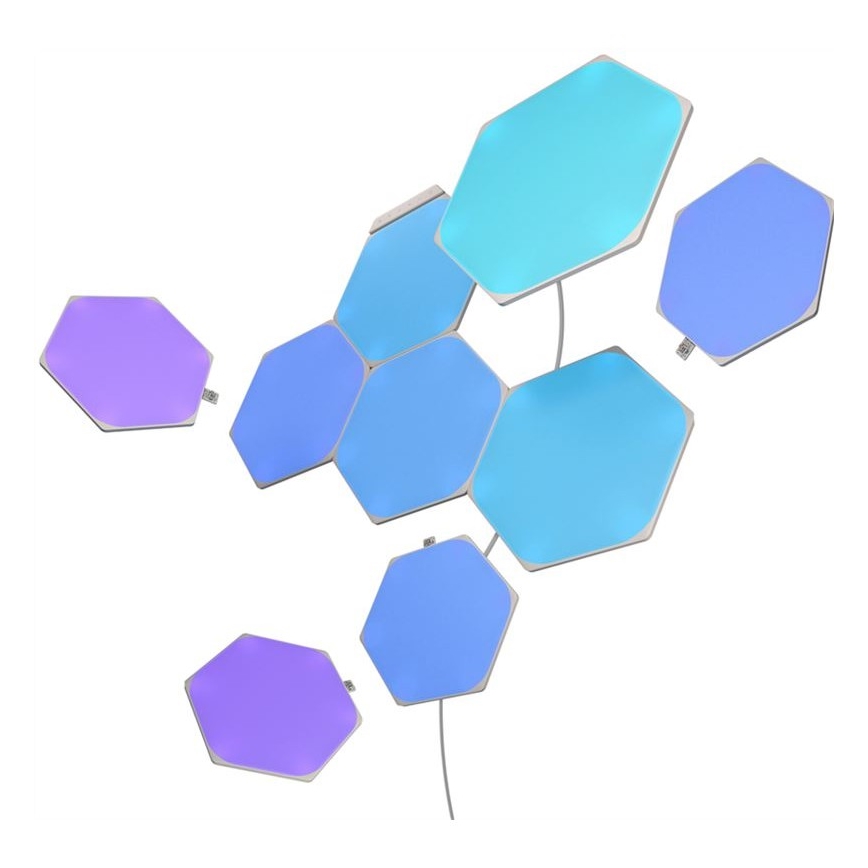 Nanoleaf - ΣΕΤ 9x LED RGB Πάνελ dimming SHAPES HEXAGON LED/2W/230V 1200-6500K Wi-Fi