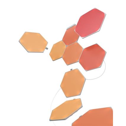 Nanoleaf - ΣΕΤ 9x LED RGB Πάνελ dimming SHAPES HEXAGON LED/2W/230V 1200-6500K Wi-Fi
