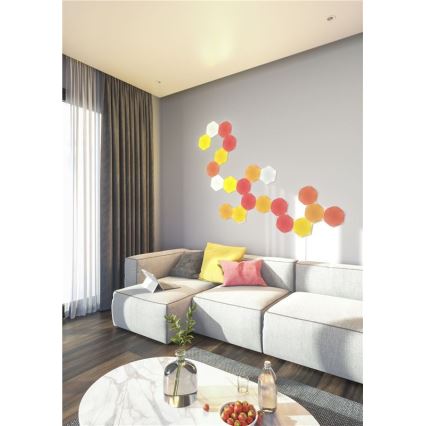 Nanoleaf - ΣΕΤ 9x LED RGB Πάνελ dimming SHAPES HEXAGON LED/2W/230V 1200-6500K Wi-Fi