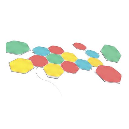 Nanoleaf - ΣΕΤ 15x LED RGB Ρυθμιζόμενο πάνελ LED/2W/230V 1200-6500K Wi-Fi