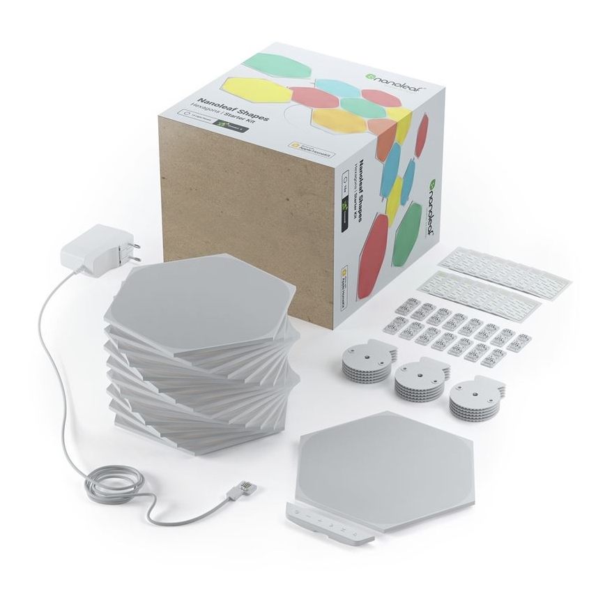 Nanoleaf - ΣΕΤ 15x LED RGB Ρυθμιζόμενο πάνελ LED/2W/230V 1200-6500K Wi-Fi
