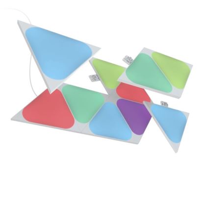 Nanoleaf - ΣΕΤ 10x LED RGB Πάνελ με dimmer TRIANGLES LED/0,5W/230V Wi-Fi