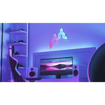 Nanoleaf - ΣΕΤ 10x LED RGB Πάνελ με dimmer TRIANGLES LED/0,5W/230V Wi-Fi