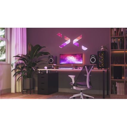 Nanoleaf - ΣΕΤ 10x LED RGB Πάνελ με dimmer TRIANGLES LED/0,5W/230V Wi-Fi