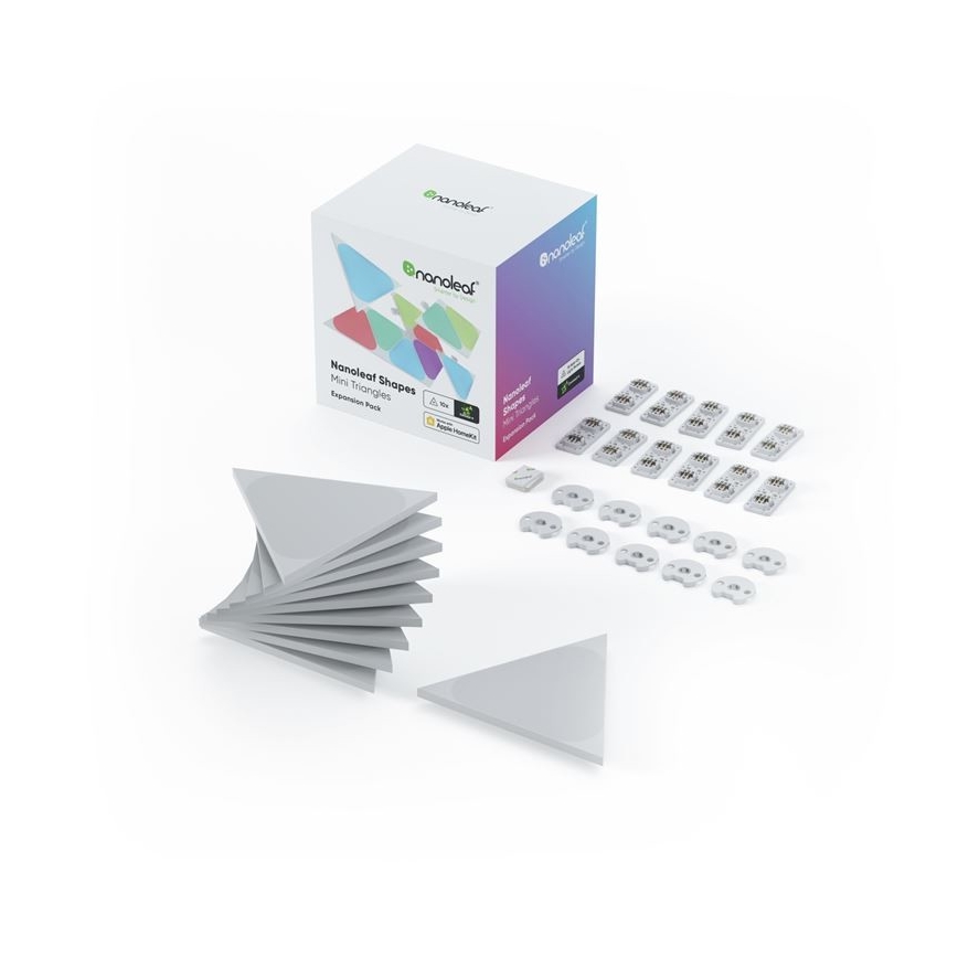Nanoleaf - ΣΕΤ 10x LED RGB Πάνελ με dimmer TRIANGLES LED/0,5W/230V Wi-Fi