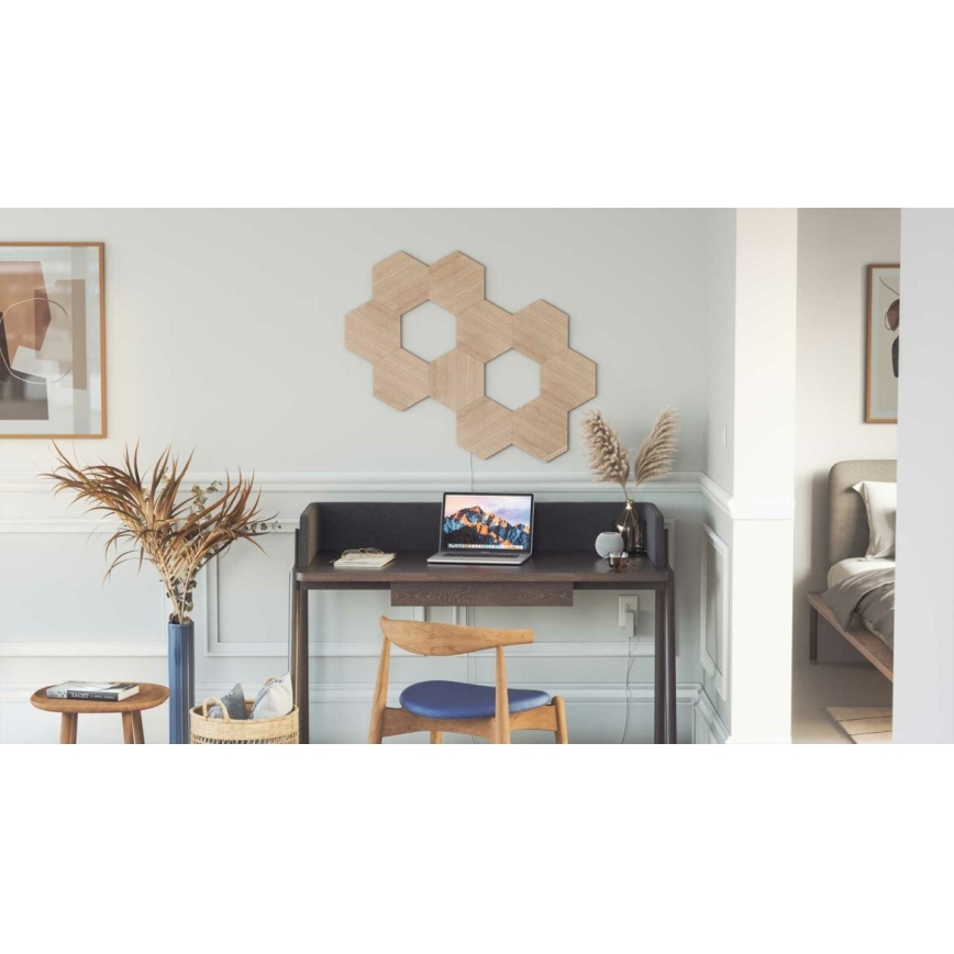 Nanoleaf - ΣΕΤ 3x  Πάνελ ντιμαριζόμενα LED HEXAGONS LED/2W/230V Wi-Fi