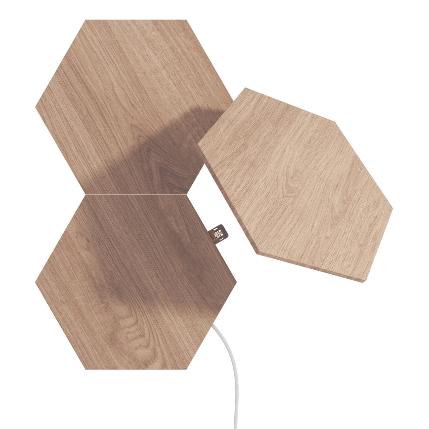 Nanoleaf - ΣΕΤ 3x  Πάνελ ντιμαριζόμενα LED HEXAGONS LED/2W/230V Wi-Fi