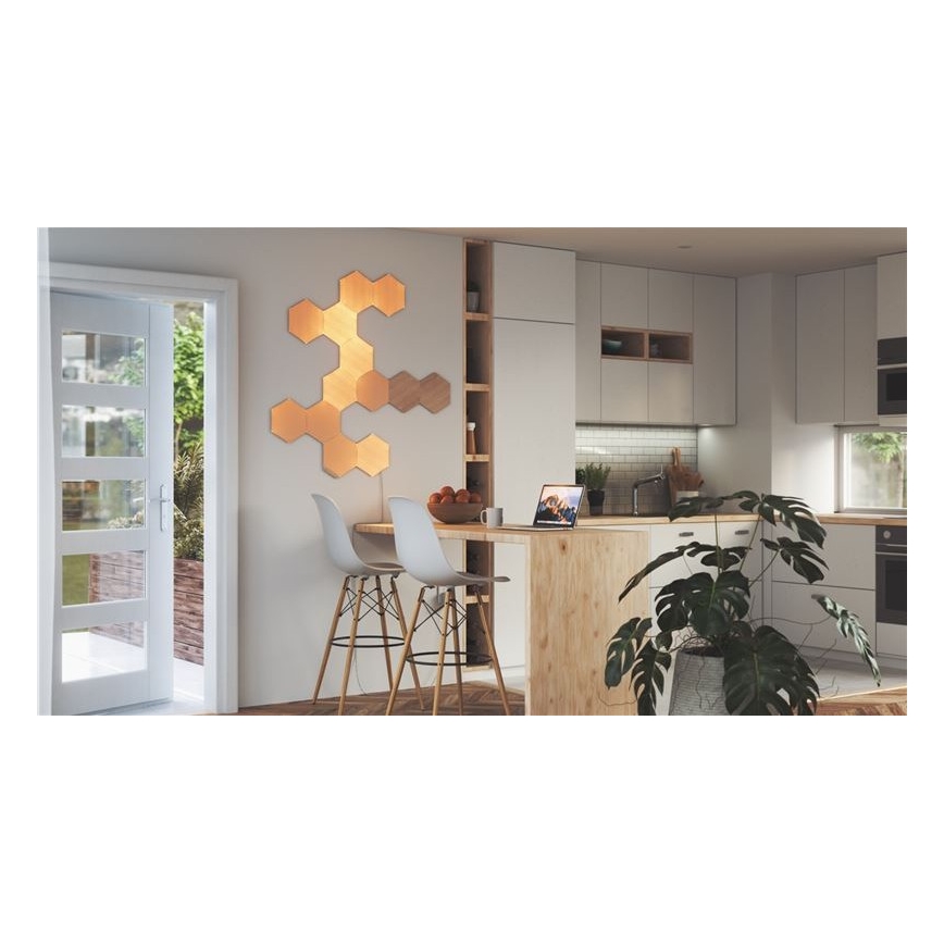 Nanoleaf - ΣΕΤ 13x Πάνελ ντιμαριζόμενα LED HEXAGONS LED/2W/230V Wi-Fi