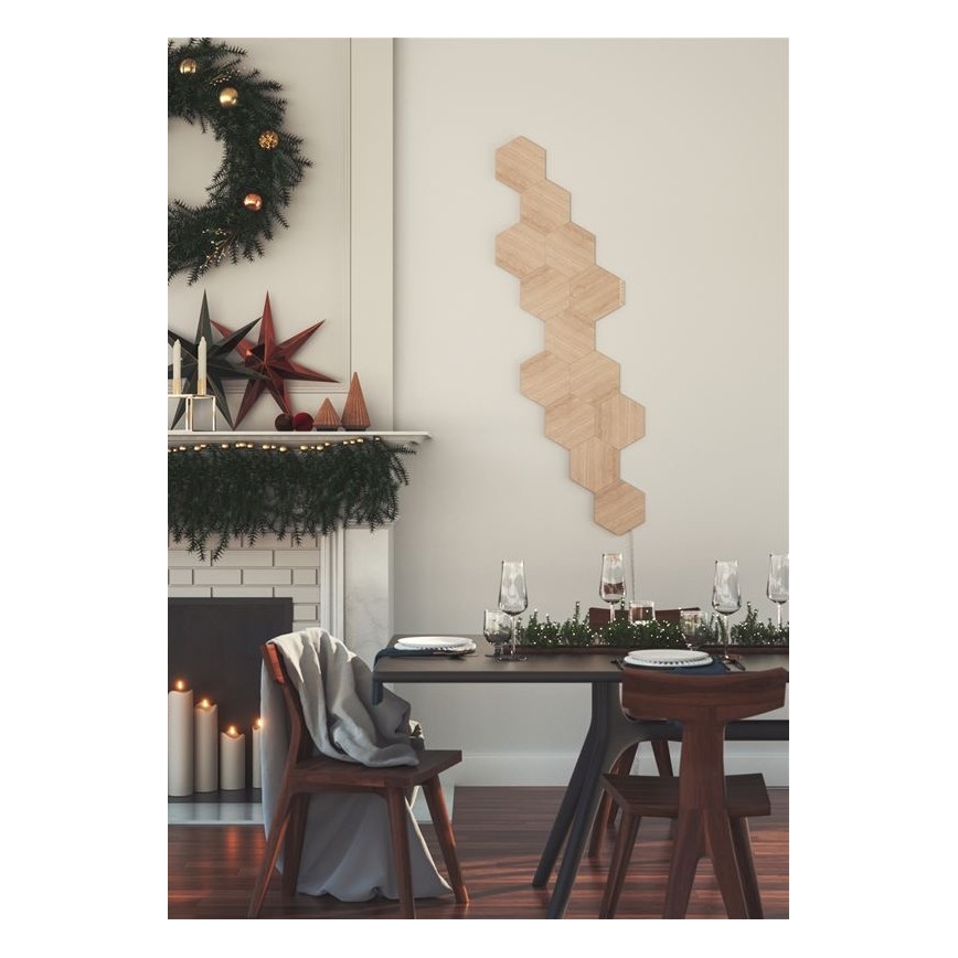 Nanoleaf - ΣΕΤ 13x Πάνελ ντιμαριζόμενα LED HEXAGONS LED/2W/230V Wi-Fi
