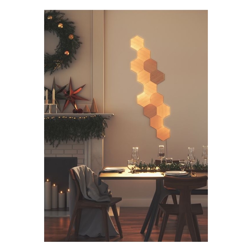 Nanoleaf - ΣΕΤ 13x Πάνελ ντιμαριζόμενα LED HEXAGONS LED/2W/230V Wi-Fi