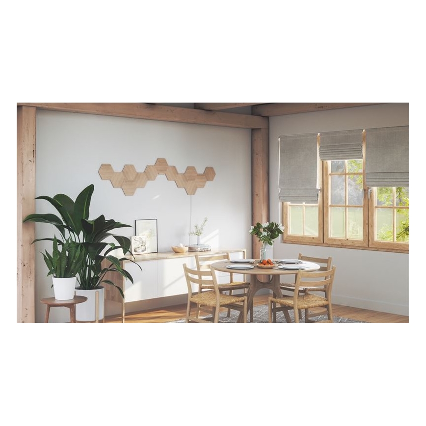 Nanoleaf - ΣΕΤ 13x Πάνελ ντιμαριζόμενα LED HEXAGONS LED/2W/230V Wi-Fi