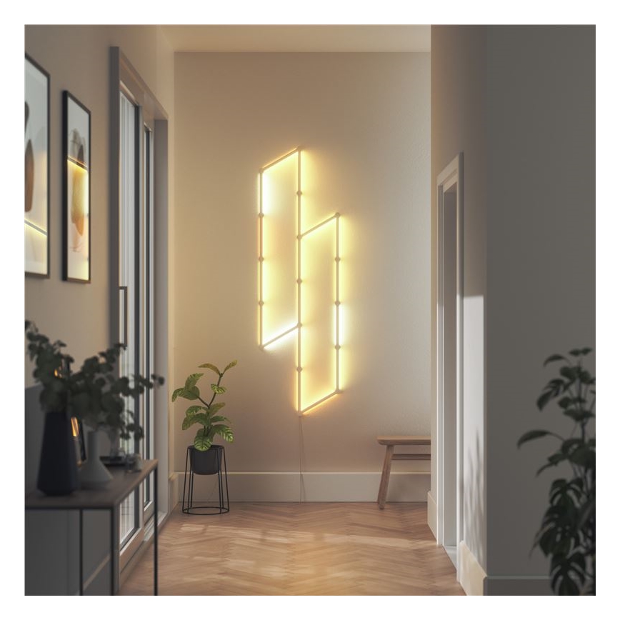 Nanoleaf - Σετ προέκτασης 3x LED RGBW Dimming rail LINES LED/2W/230V 1200-6000K Wi-Fi