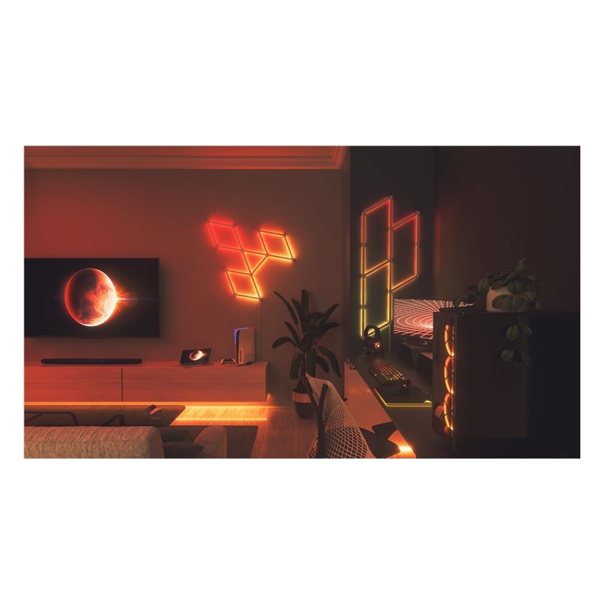 Nanoleaf - Σετ προέκτασης 3x LED RGBW Dimming rail LINES LED/2W/230V 1200-6000K Wi-Fi