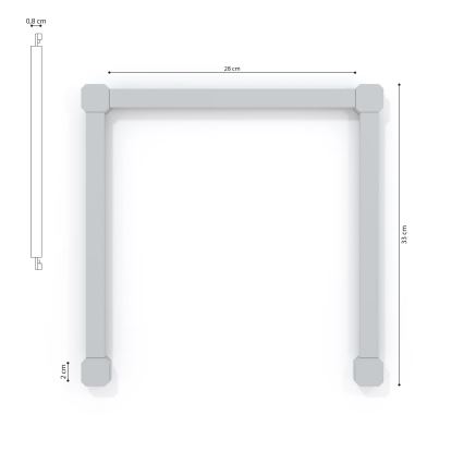 Nanoleaf - Σετ επέκτασης 3x Έξυπνες μπάρες φωτισμού LED RGBW Dimmable LED/2W/230V 1200-6000K Wi-Fi