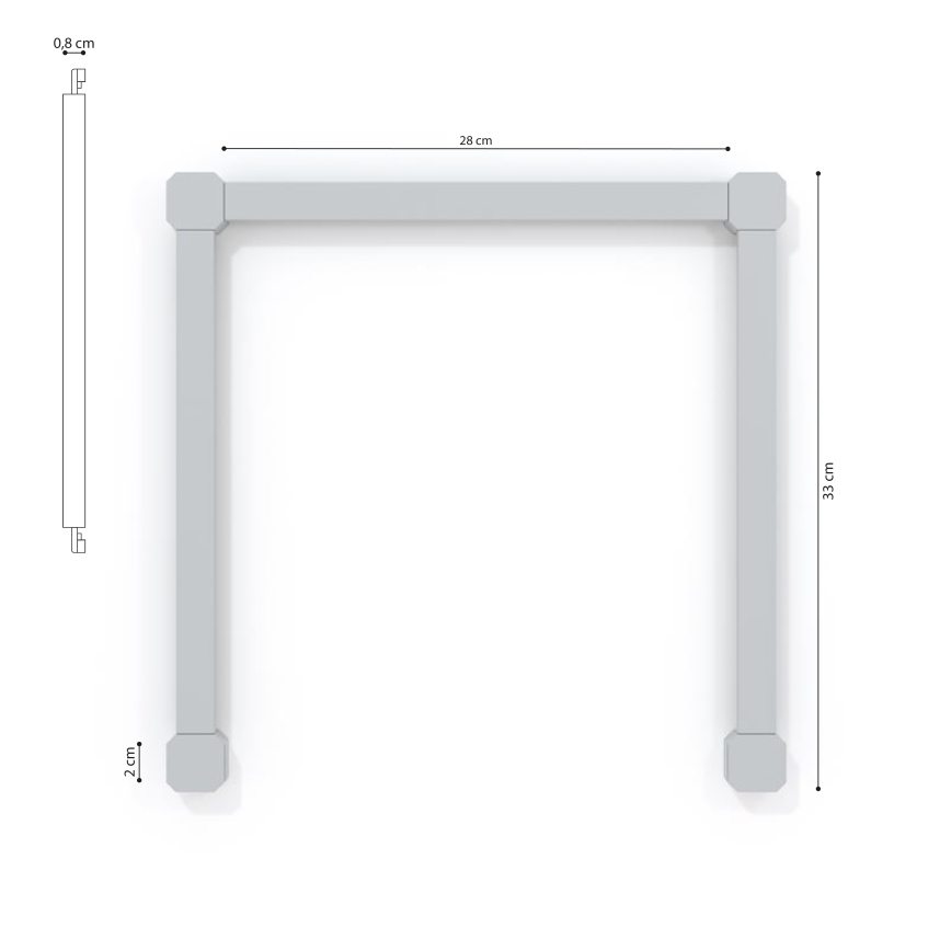 Nanoleaf - Σετ επέκτασης 3x Έξυπνες μπάρες φωτισμού LED RGBW Dimmable LED/2W/230V 1200-6000K Wi-Fi