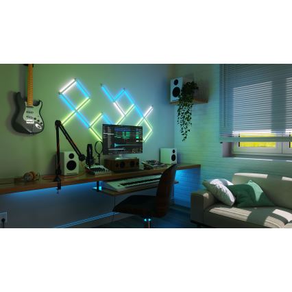 Nanoleaf - ΣΕΤ 4x LED RGBW Μπάρες φωτισμού ντιμαριζόμενες LINES LED/2W/230V 1200-6000K Wi-Fi