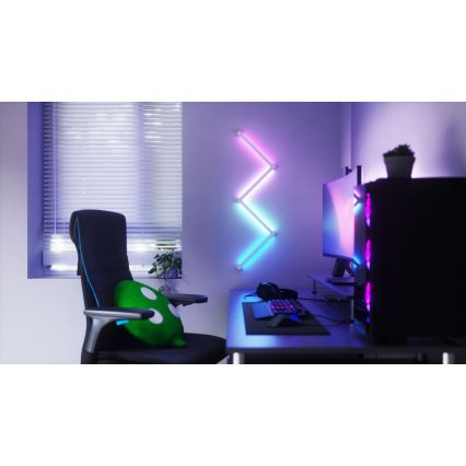 Nanoleaf - ΣΕΤ 4x LED RGBW Μπάρες φωτισμού ντιμαριζόμενες LINES LED/2W/230V 1200-6000K Wi-Fi