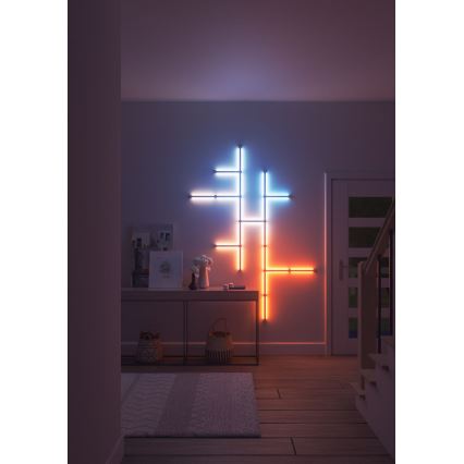 Nanoleaf - ΣΕΤ 4x LED RGBW Μπάρες φωτισμού ντιμαριζόμενες LINES LED/2W/230V 1200-6000K Wi-Fi