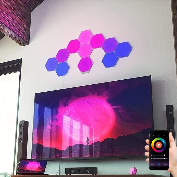 Nanoleaf - ΣΕΤ 15x LED RGB Ρυθμιζόμενο πάνελ LED/2W/230V 1200-6500K Wi-Fi