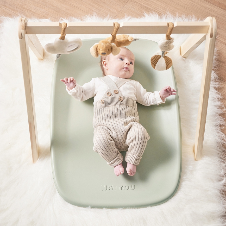 Nattou - Αλλαξιέρα SOFTY 50x70 cm πράσινο