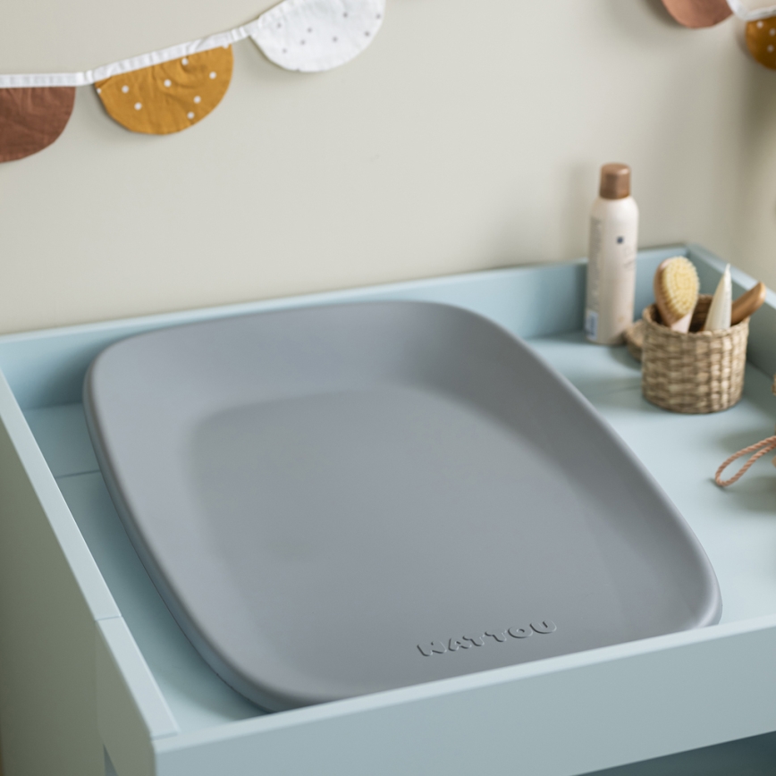 Nattou - Αλλαξιέρα SOFTY 50x70 cm γκρι