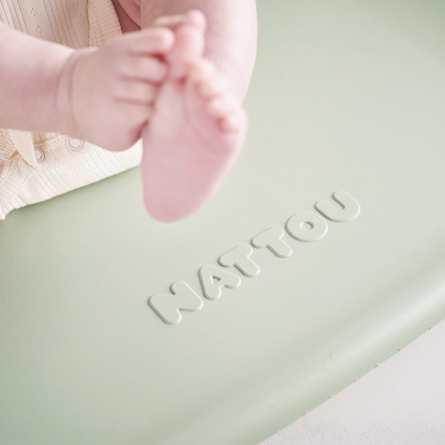 Nattou - Στρώμα αλλαγής SOFTY 50x70 cm πράσινο