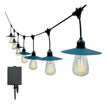 Ηλιακά λαμπάκια LED 15xLED/0,2W/3,7V 15,6 m 3000K IP44 2400 mAh