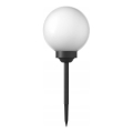 Ηλιακή λάμπα LED/1,2 V 6500 K 200 mAh διάμ. 10 cm IP44 λευκό/μαύρο