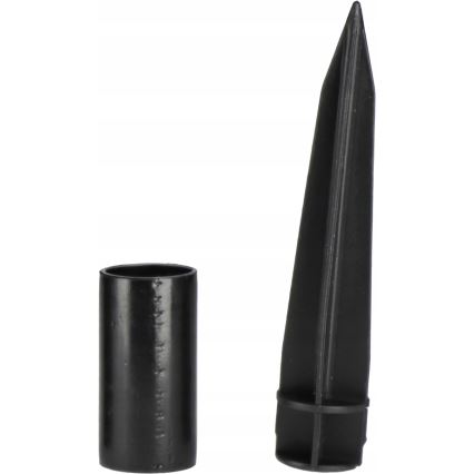 Ηλιακή λάμπα LED/1,2 V 6500 K 200 mAh διάμ. 10 cm IP44 λευκό/μαύρο