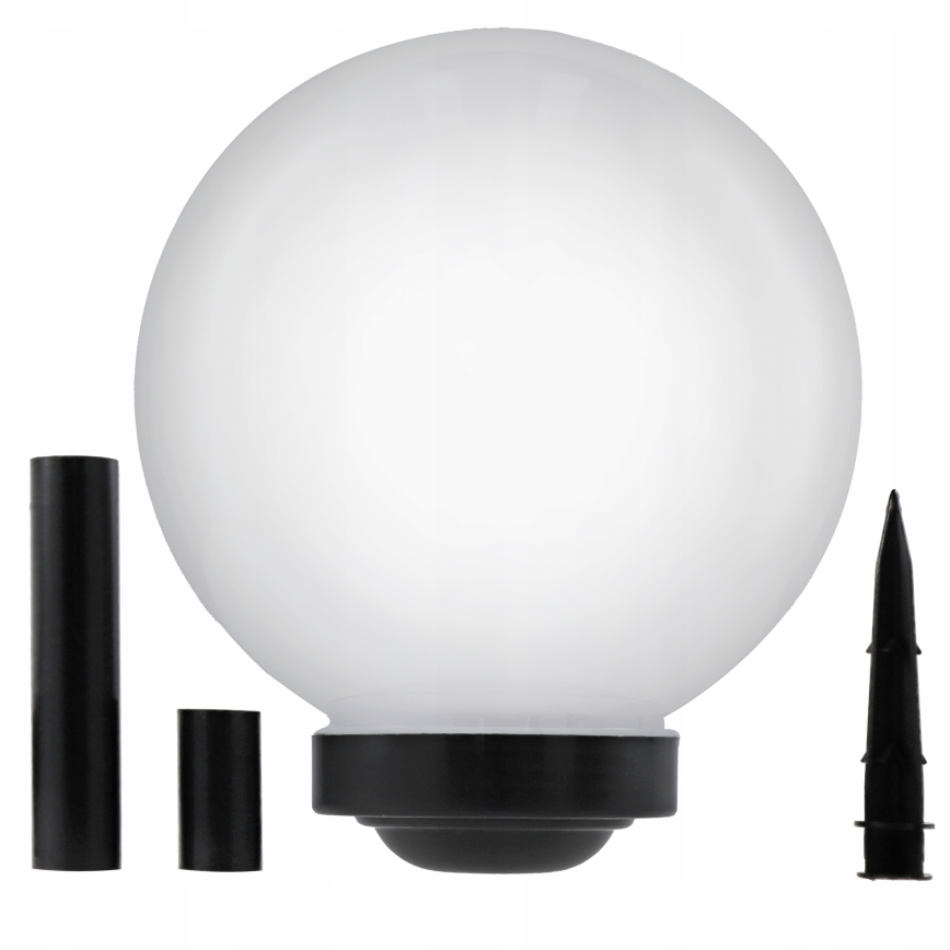 Ηλιακή λάμπα LED/1,2V 6500K 200 mAh Ø 25 cm IP44 λευκό/μαύρο