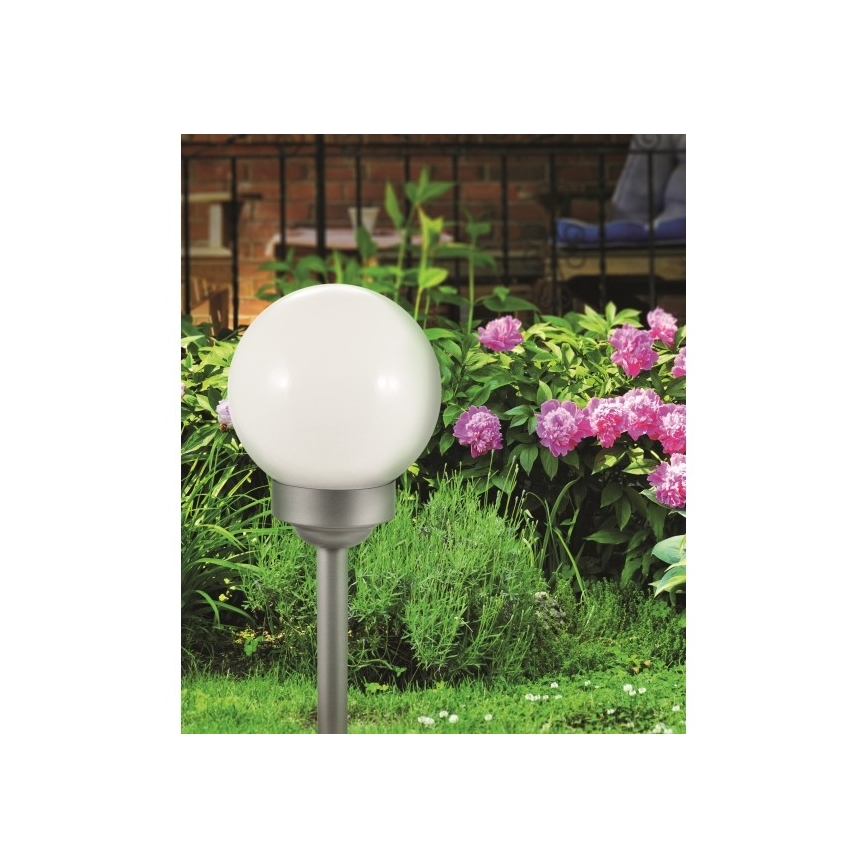 Ηλιακή λάμπα LED RGB BALL LED/0,2W/AA 1,2V/600mAh IP44